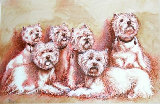 CHIENS EN FRATRIE - Patrick Rougeron