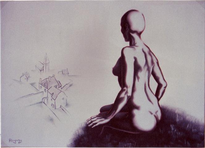 NUE BLEUE 7 - Patrick Rougeron - Cliquer pour afficher en grand