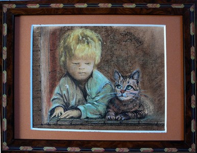 le chat et l'enfant - Bernadette Marechal