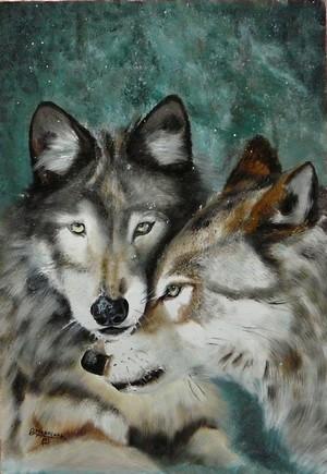 loups - Bernadette Marechal