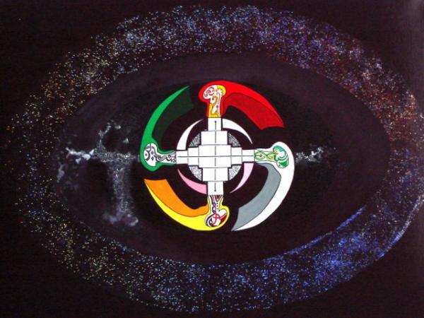 mandala des glissants - Patrick Saint Martin - Cliquer pour afficher en grand