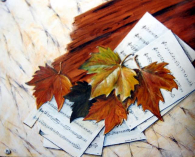 FEUILLES MORTES - Marièle Kaiser - Click to enlarge