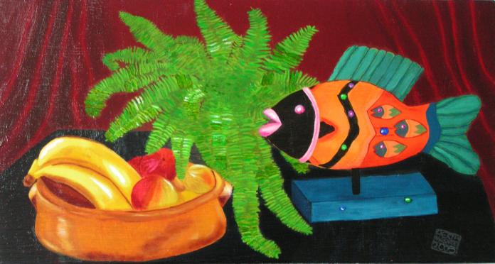 FISH WITH BANANAS - Herta Masarié - Click to enlarge