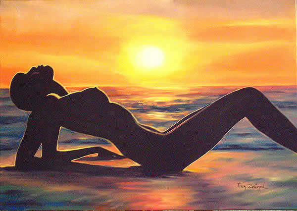 bain de soleil levant - Fran Zainal - Cliquer pour afficher en grand