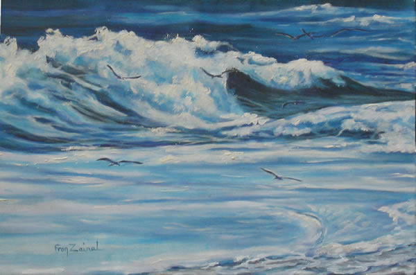 Petite vague - Fran Zainal - Cliquer pour afficher en grand