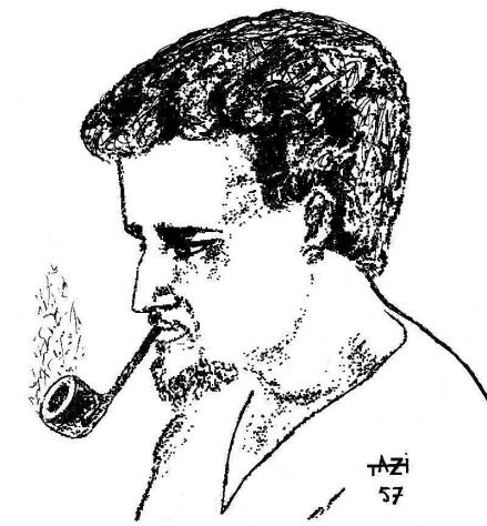 Portrait du peintre - Mohammed Tazi