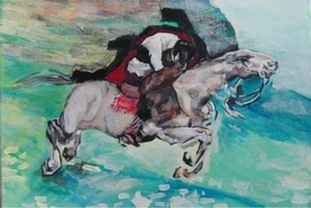 Le galop - Ludmila Constant - Click to enlarge