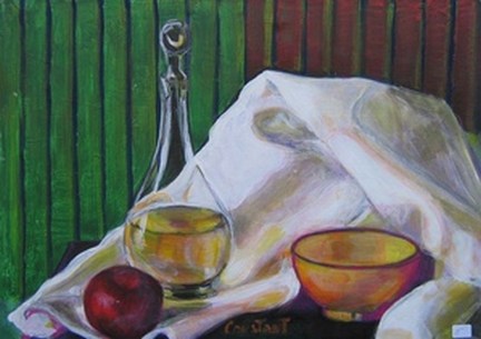 Pomme rouge - Ludmila Constant