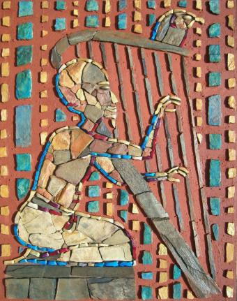Joueur de harpe - Didier Cou
