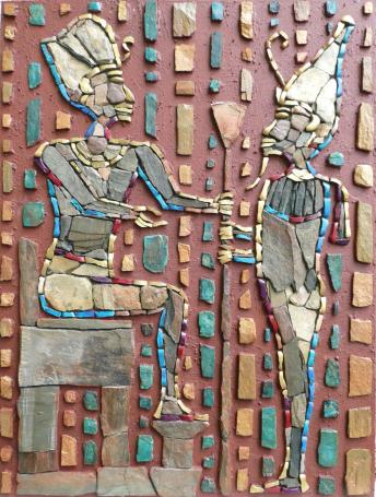 Osiris bénit Pharaon - Didier Cou