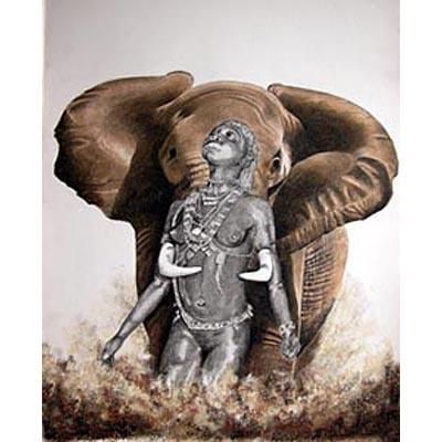 Elephant woman - John Baselmans