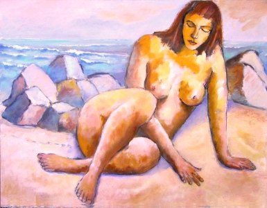 Le bain de soleil - Henri Valachman