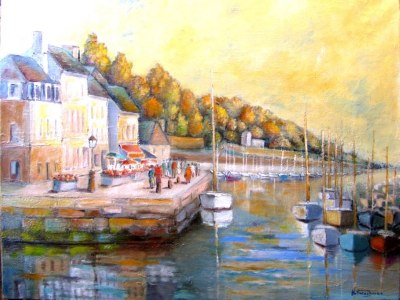 Le port de Saint Goustan - Henri Valachman