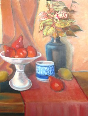 poires et roses - Henri Valachman