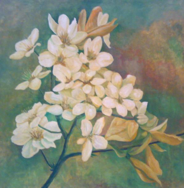 Flower branch - Majd Kayali - Click to enlarge