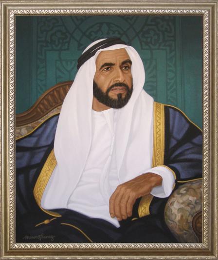 Younger Sheikh Zayed - Masood Parvez
