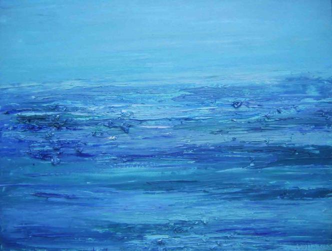 mer bleue - Helene Juaneda - Cliquer pour afficher en grand