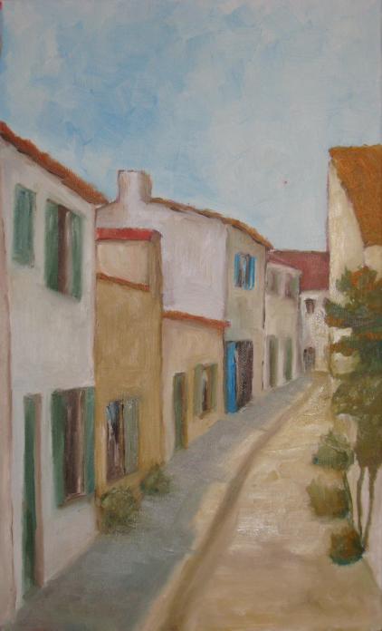 Rue à St Martin en Ré - Georges Duval