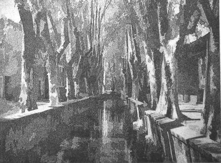 le canal à Goudargues - Hervé Sachy