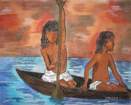Enfants amazoniens - Claire Caurez