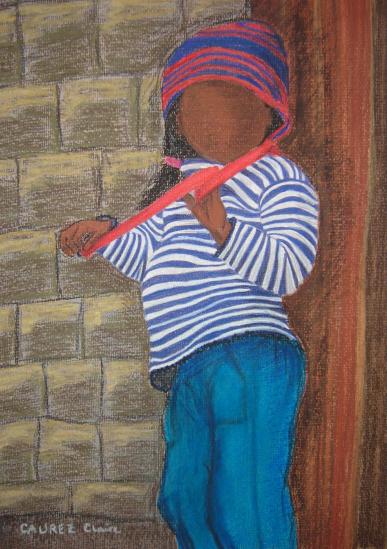 Fillette Bolivienne - Claire Caurez