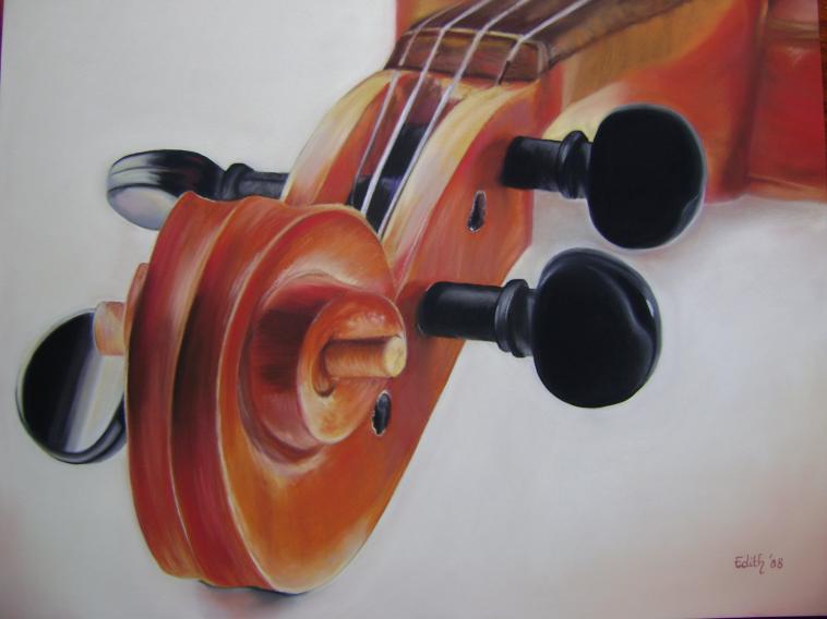 VIOLON... - Edith Aarsen - Click to enlarge