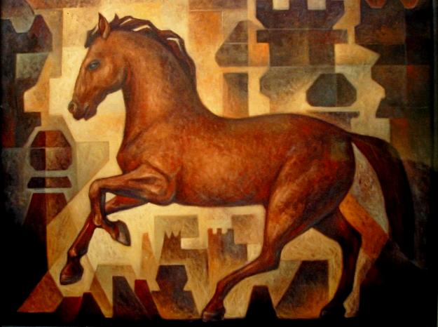 Caballo rojo - Carlos Orduna - Click to enlarge