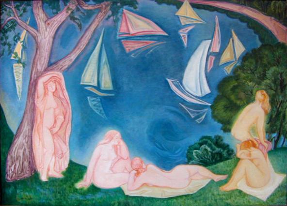 Nude by the lake - Irina Broydo - Cliquer pour afficher en grand