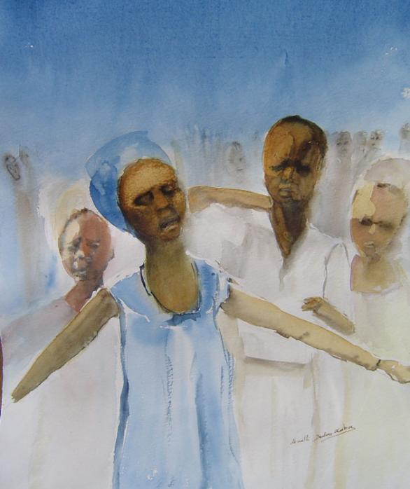 oh !  ma douleur - Mireille Dubois Vanhove - Click to enlarge