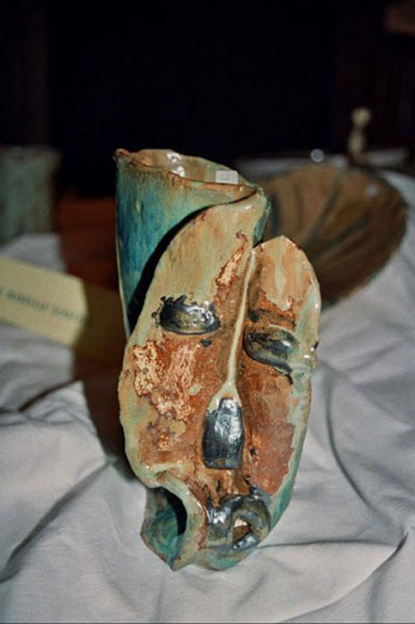 Vase masque - Mireille Dubois Vanhove