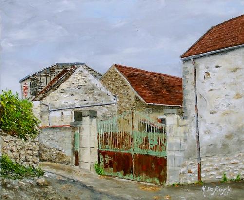 le portail rouillé - Michel de Ruyck
