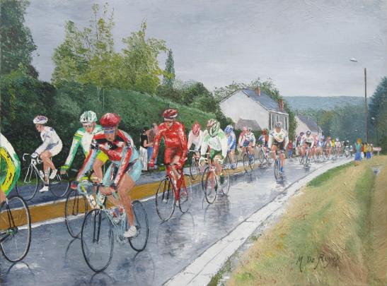 le pelleton du tour de France - Michel de Ruyck