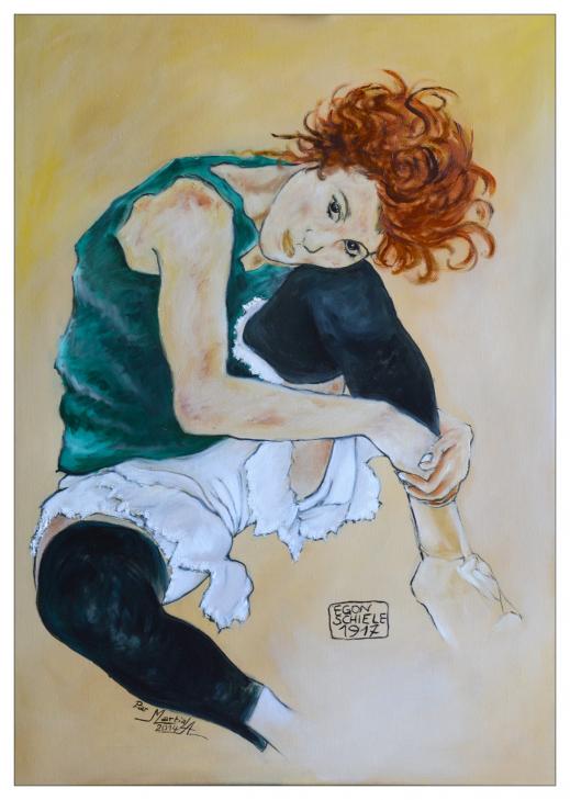 copie interprétée E. SCHIELE - Martial Arnaud