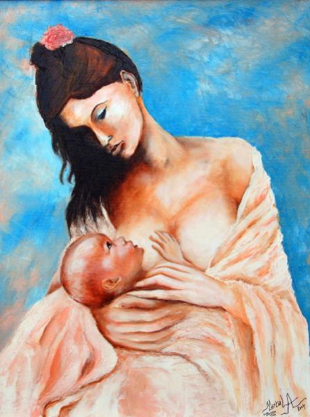 Femme et l'enfant Jibé - Martial Arnaud