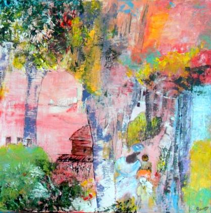 Retour de promenade - Rosiane Priam