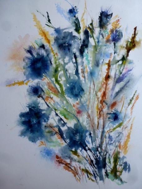 Bouquet bleu - Pierre Bayol