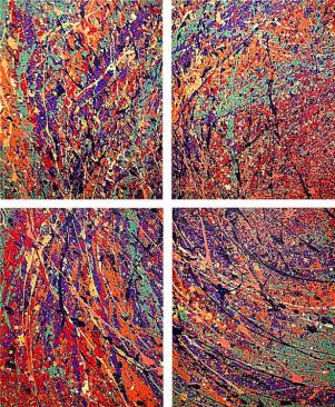 COMPOSITION POLYPTYQUE - Michel Genty