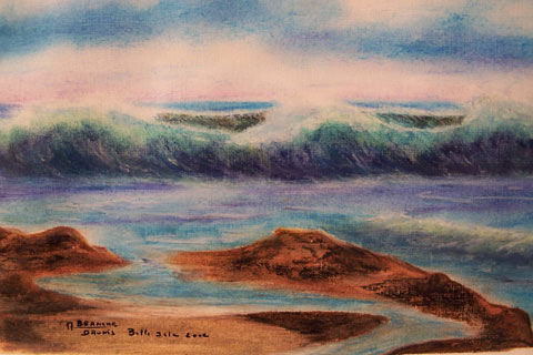 Vagues a belle Ile - Alain Daunis