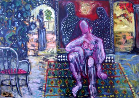 personnage assis - Pierre-Yves Beltran