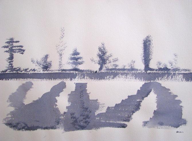 bords de Loire - Annette David - Cliquer pour afficher en grand