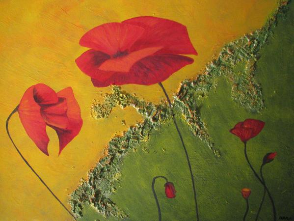 Coquelicots - Annette David - Click to enlarge