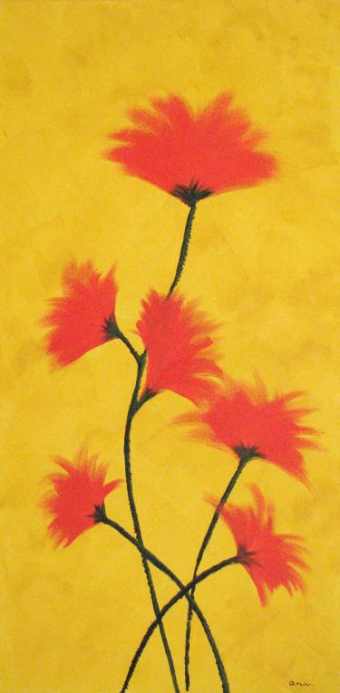 coquelicots plume - Annette David