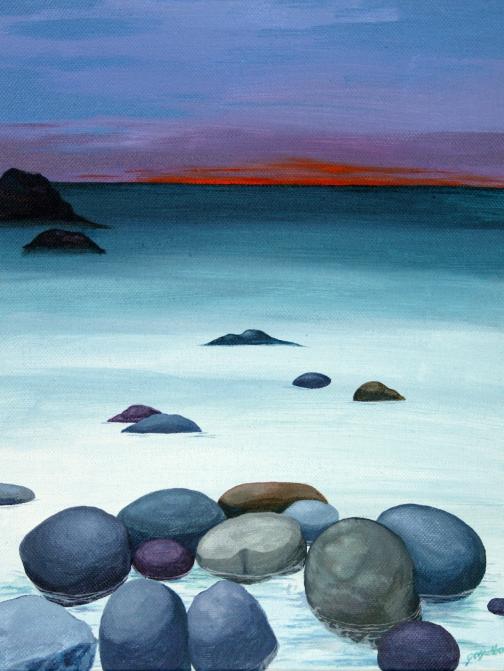 Cornish Dusk - George Hulbert