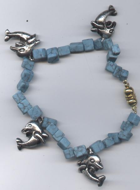 Bracelet dauphin - Véronique Remy