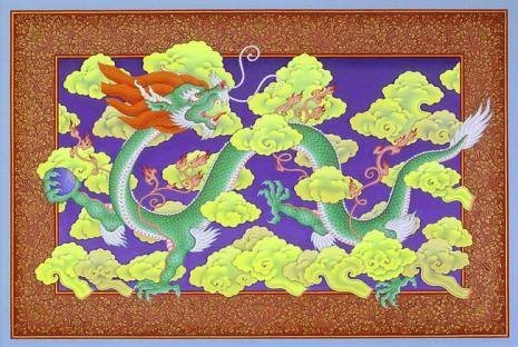 Giclee Art Print:  Dragon - Heinz Hoes