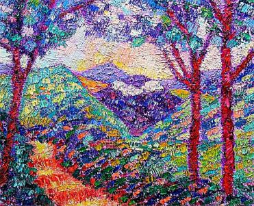 PAYSAGE DU CHATEAU DE TERMES - Monique Jordan