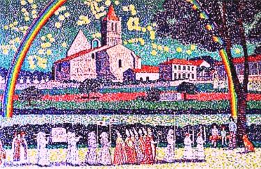 PROCESSION A L'ABBAYE DE SABLONCEAUX - Monique Jordan