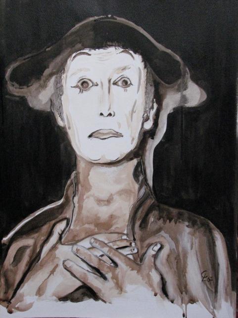 Le mime - Christel Leleu - Ferro