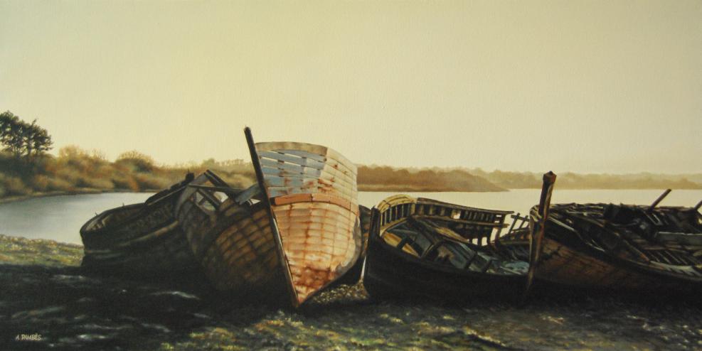 Cimetière de bateaux (Bretagne) - Alain Dambès - Click to enlarge
