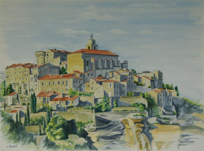 GORDES (Vaucluse) - Alain Dambès - Cliquer pour afficher en grand